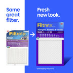 Filtrete 16x25x1 Air Filter, MERV 12, MPR 1500, 2 HVAC Filters