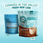 Paleovalley 100% Grass Fed Bone Broth Protein Powder, Chocolate