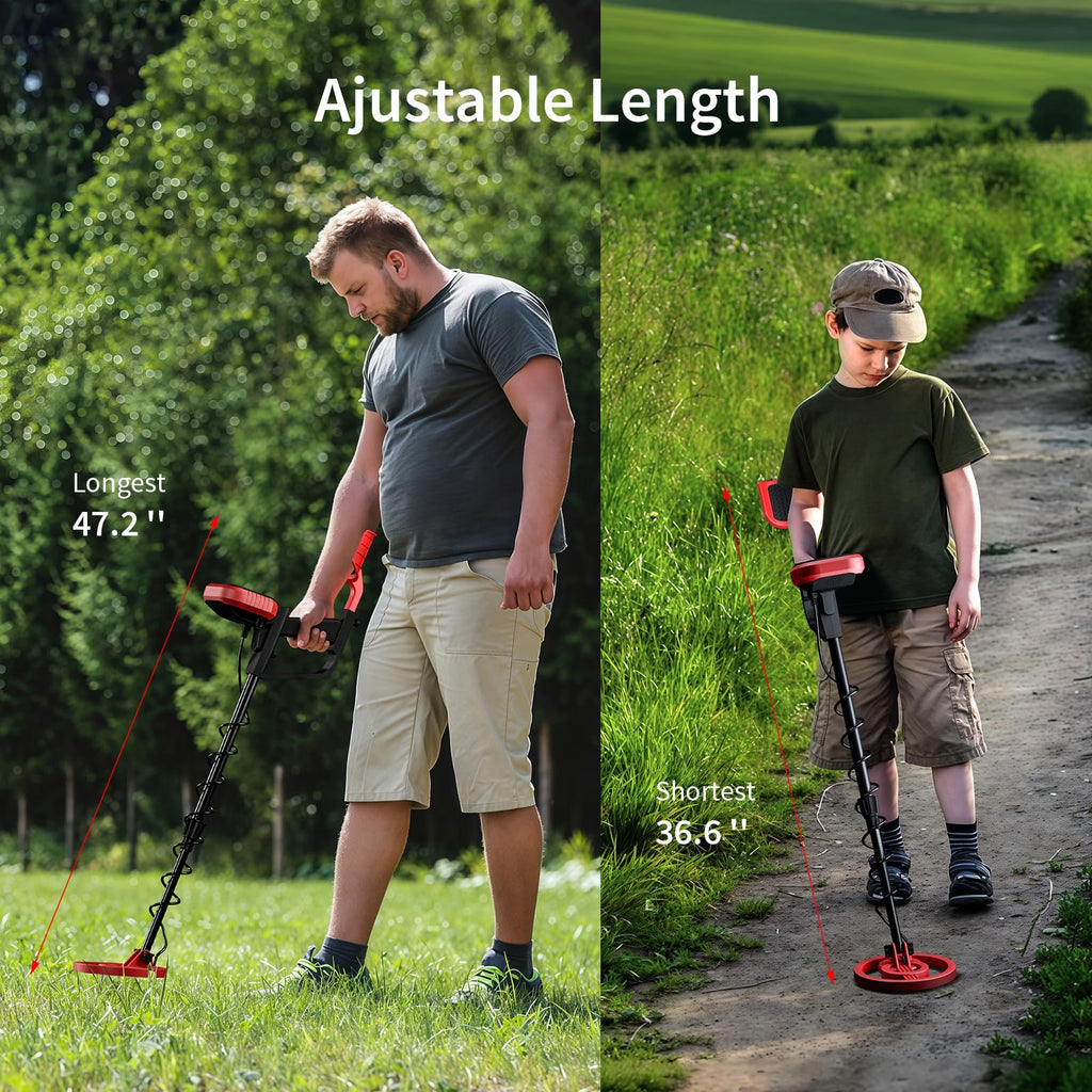2026 Latest Higher Accuracy Professional Metal Detector for Adults with LCD