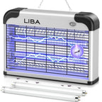 LiBa Bug Zapper 2800V Indoor, with 2 Extra Replacement Bulbs