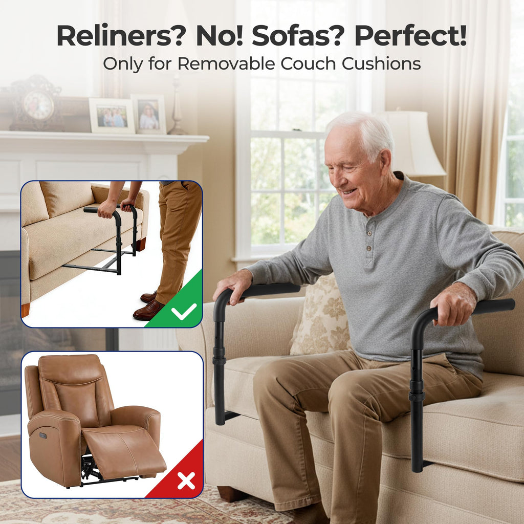 L1 Stand Assist Rail for Couch, Chair Stand Assist Aid for Elderly