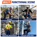 Safety Harness Fall Protection Kit: Full Body Roofing harnesses