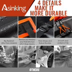 Car Rooftop Cargo Carrier Bag, 21 Cubic Feet 100% Waterproof Heavy Duty 840D Car Roof Bag for All Vehicle with/Without Racks - Anti-Slip Mat, 6 Door
