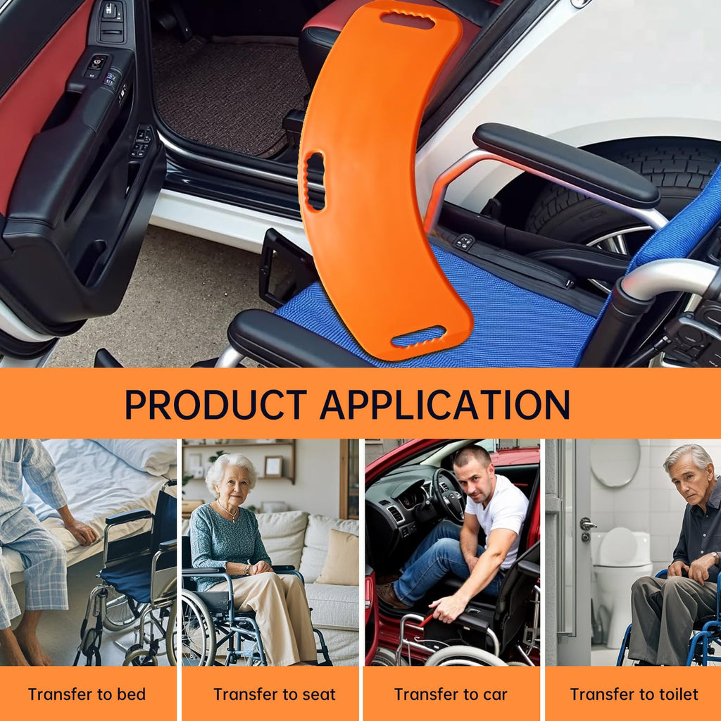 Transfer Board and Slide Board for transferring, Sliding Board Transfer to Wheelchair ，Patient Transfer ，Transfer Boards from Wheelchair to Car