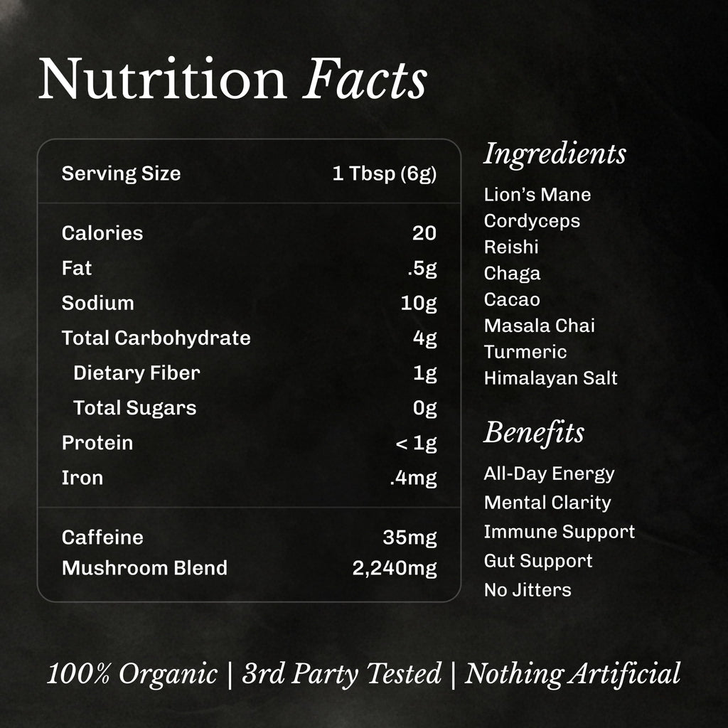 MUDWTR Original Mushroom Coffee Alternative, 30 Servings