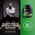 Optimum Nutrition Serious Mass Weight Gainer Protein Powder, Chocolate, 6LB
