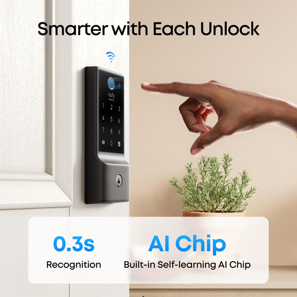 eufy Security Smart Lock C220, Fingerprint Keyless Entry Door Lock