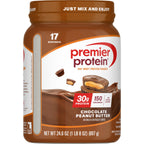 Premier Protein 100% Whey Protein Powder, Chocolate Peanut Butter, 30g Protein, 23.3oz, 1.7lb