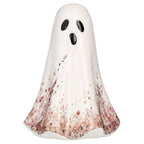 Ceramic Wildflower Ghost Decoration, White, 8.2", Halloween by Way To Celebrate