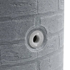 Good Ideas Impressions Downton Rain Saver Rain Barrel, 50 Gallon, Dark Granite - IMP-D50-DAR