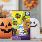 SOUR PATCH KIDS Soft & Chewy Halloween Candy Variety Pack, Bulk Candy, 250 Trick or Treat Bags