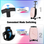 Advwin Scooter Luggage, 37 L, Pink