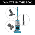 Shark Navigator Lift-Away Upright Vacuum, Bagless, Blue - NV380