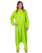 Disney Monsters Inc. Kigurumi Adult Mike Wazowski Costume Union Suit Fleece Onesie Pajama