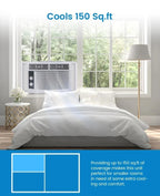 Garvee 5000 BTU Window Air Conditioner, White
