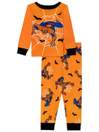 Marvel Boys Halloween Tight Fit Long Sleeve Top and Pant Pajama Set, 2-Piece, Sizes 4-12
