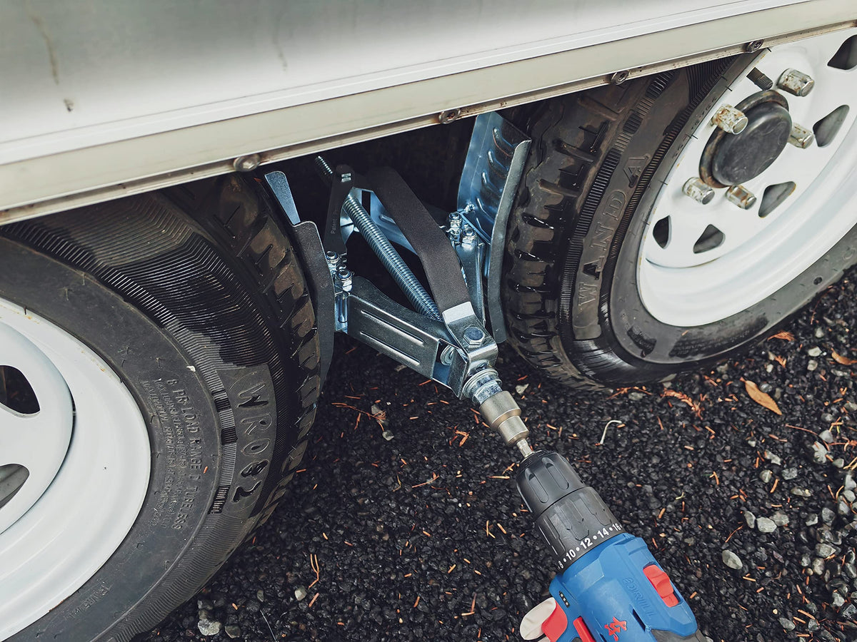 Camper Wheel Chock, 2 Sets of Tire Lock Chocks
