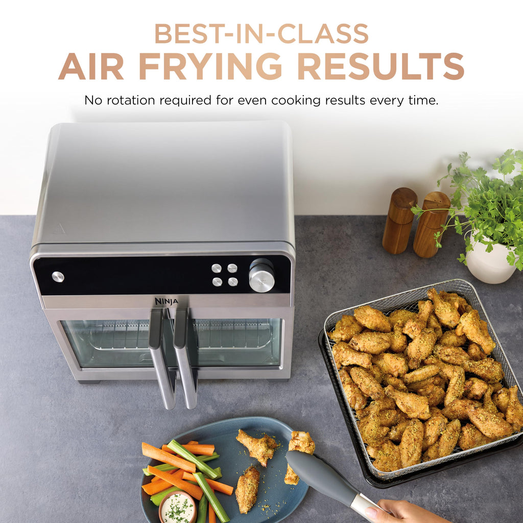 Ninja French Door Premier Air Fry Oven, 10-in-1, 20.3 Qt, Stainless, FO101