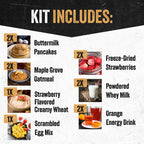Ready Hour Breakfast Bucket (128 Servings), Emergency Food Supply, Emergency Food Kit, 25-Year Shelf Life Food, Survival Food Buckets, Long-Lasting