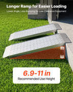 VEVOR Aluminum Trailer Ramps, 2PCS 39 x 12 in, Heavy-Duty ATV Ramp Set with Anti-Slip Plates, 3000LBS Combined Capacity Loading Ramps for Motorcycles