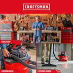 CRAFTSMAN CMXZVBE38759 2-1/2 in. x 20 ft. POS-I-LOCK Wet Dry Vacuum Hose