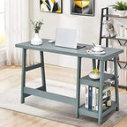 ASDRFYU Computer Desk With Shelves, 47.5in X 20in