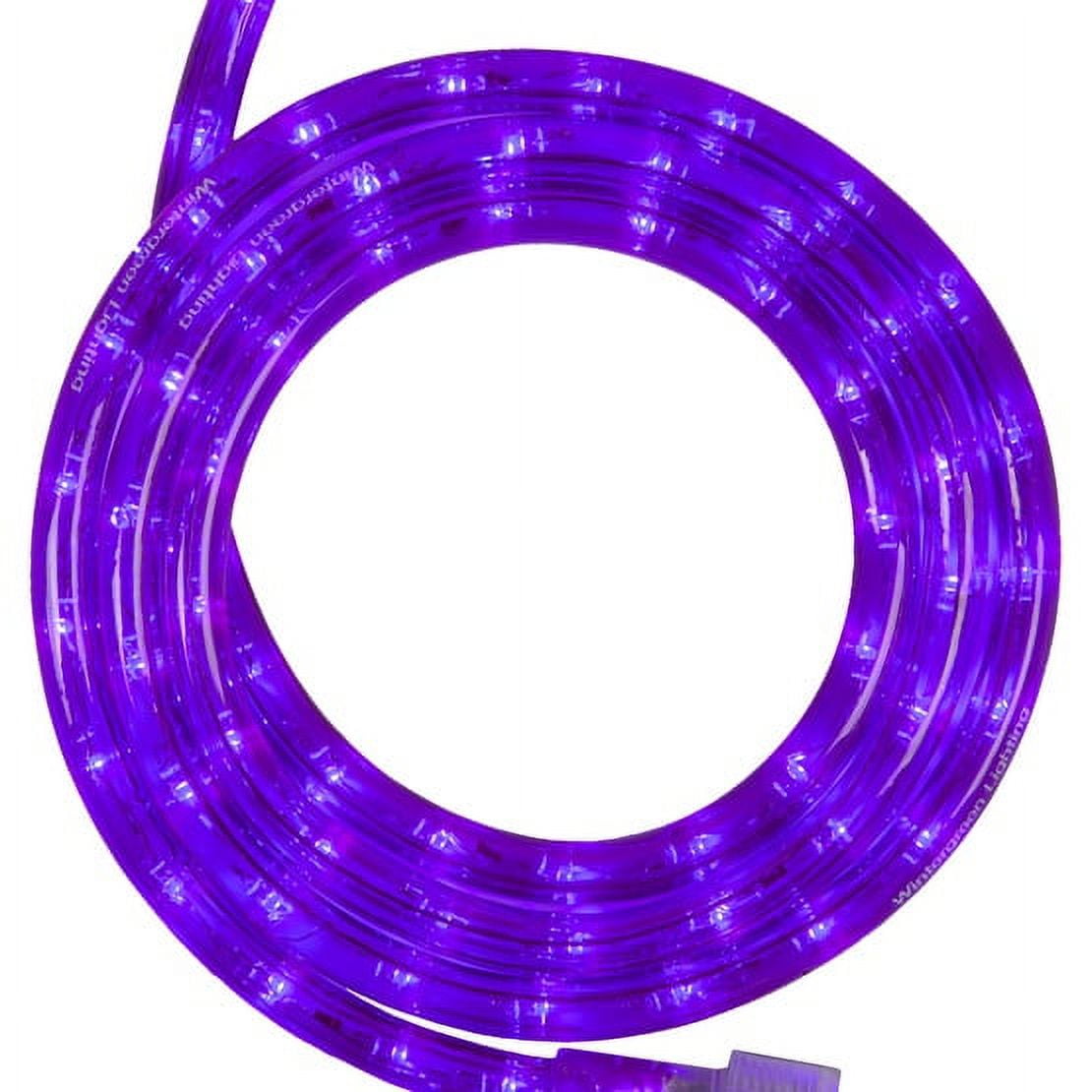 18 ft. LED Warm White Rope Light Kit, 216 Lights, Connectable Ready-to-Install Christmas Decorative Party Lighting, Mounting Clips Included