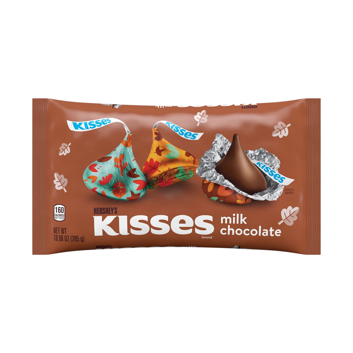 Hershey's Kisses Milk Chocolate Halloween Candy, Bag 10.08 oz