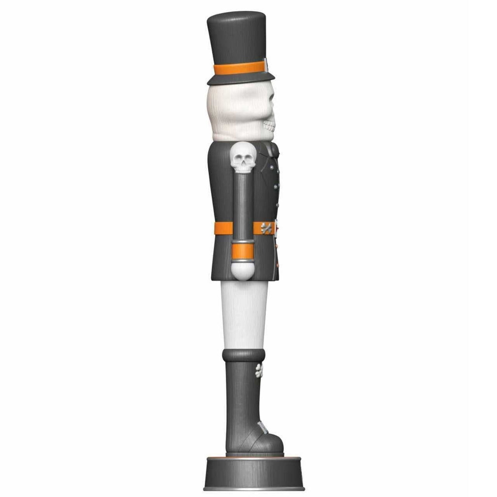 Giant Animated Skeleton Nutcracker Decoration, Black and Orange, 72", Halloween by Way To Celebrate