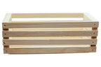 Hello Hobby Unfinished Wood Crate, 12 in x 5.5 in x 4 in