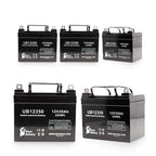 UpStart Battery Sealed Lead Acid Replacement Battery for Imc Heartway Escape H - UB12350, 12V 35Ah 35000mAh L1 Terminal, 5 Pack