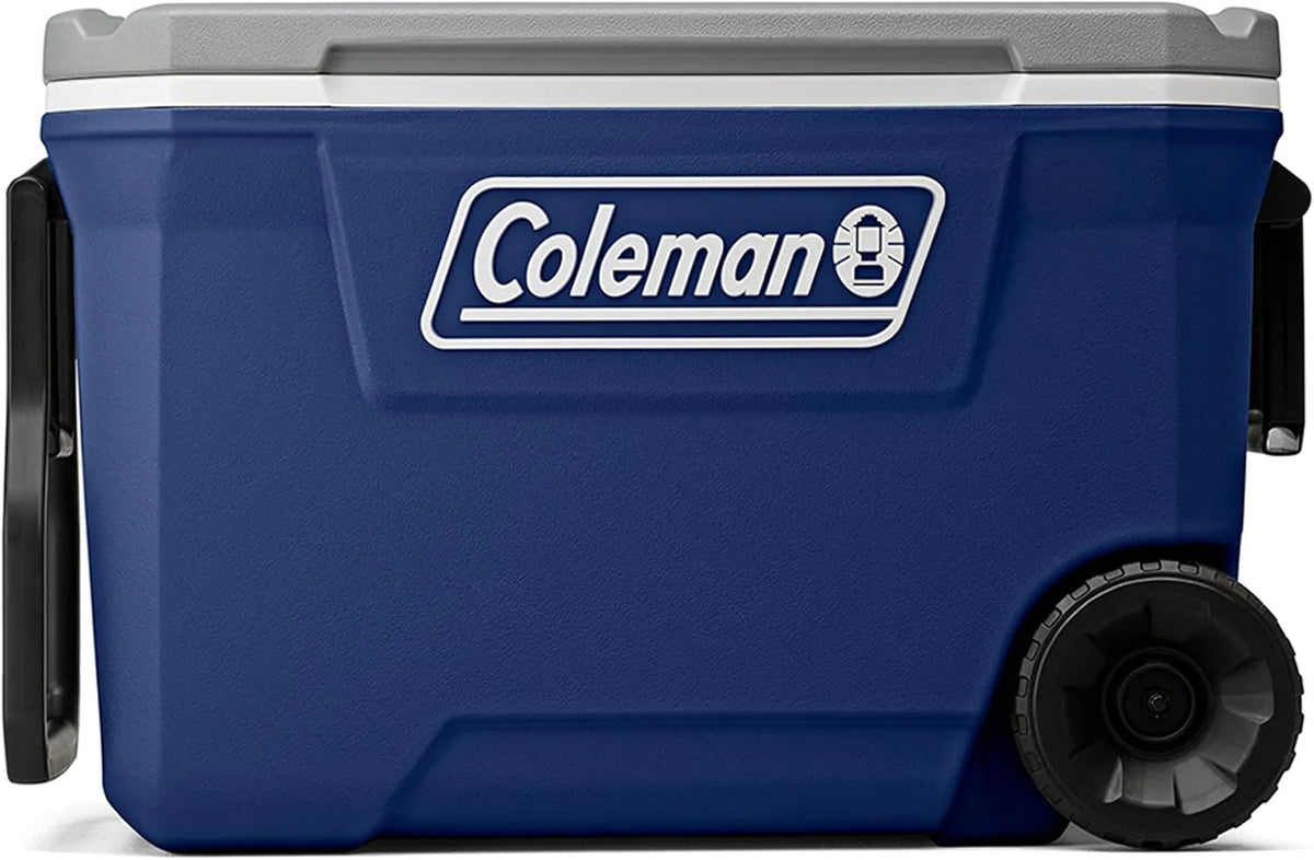 Coleman Classic Series Insulated Wheeled Cooler, 100-Quart, Rock Grey - Wheeled