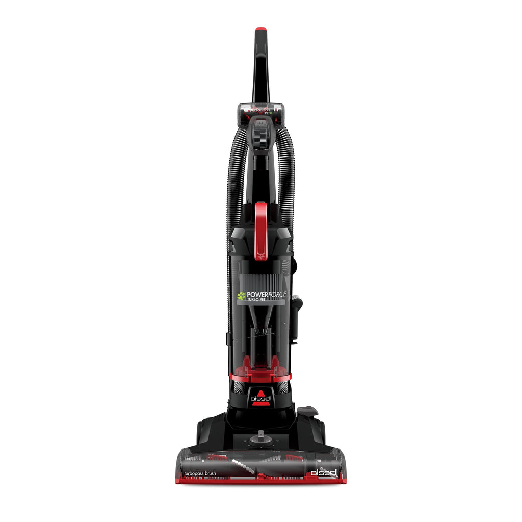 BISSELL PowerForce Helix Turbo Pet, Bagless, Upright Vacuum, Pet Friendly, Specialized Pet TurboBrush Tool, Wide Cleaning Path, Easy Empty Large