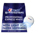 Crest 3DWhitestrips at Home Teeth Whitening Kit, Professional Express + Whitening Light, 1 Light + 19 Treatments, 38 Strips