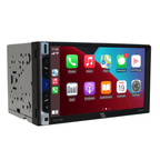 Dual 7 Inch Touchscreen Car Stereo Receiver with Apple CarPlay Android Auto Double DIN Bluetooth USB