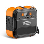 Flashfish Portable Power Station Mini Solar Generator, 98Wh 26400mAh Lithium Battery, 120W 110V AC Outlets with LED Light Backup Battery For Camping