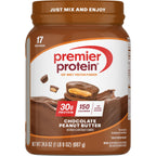 Premier Protein 100% Whey Protein Powder, Chocolate Peanut Butter, 30g Protein, 23.3oz, 1.7lb