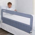 Regalo Extra Long Hideaway Metal Bedrail, Gray Baby/Toddler Safety Bed Rail