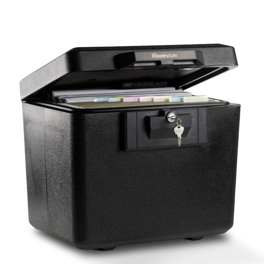 SentrySafe 1170 Fire-Resistant Document Safe with Key Lock, 0.61 CuFt., Black