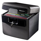 SentrySafe HD4100 Fire-Resistant and Water-Resistant Box Safe with Key Lock, 0.65 cu. ft.
