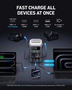 Anker SOLIX C300 DC Portable Power Station 90,000mAh 288Wh 300W LiFePO4 - C300 DC