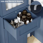 Homfa Tall Narrow Bathroom Storage Cabinet With Door And Drawer, 15.7in L x 11.8in W x 67in H, White