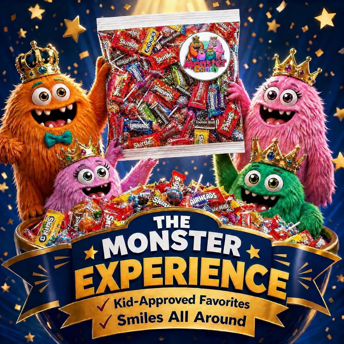 Party Favor Candy Mix - 5 lb Bulk Pinata Stuffers Candy Bulk - Candy Variety Pack - Individually Wrapped (Candy May Vary)