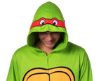 Teenage Mutant Ninja Turtles Mens' Adult Hooded Union Suit TMNT Character 1PC Costume Sleep Pajama Lounge