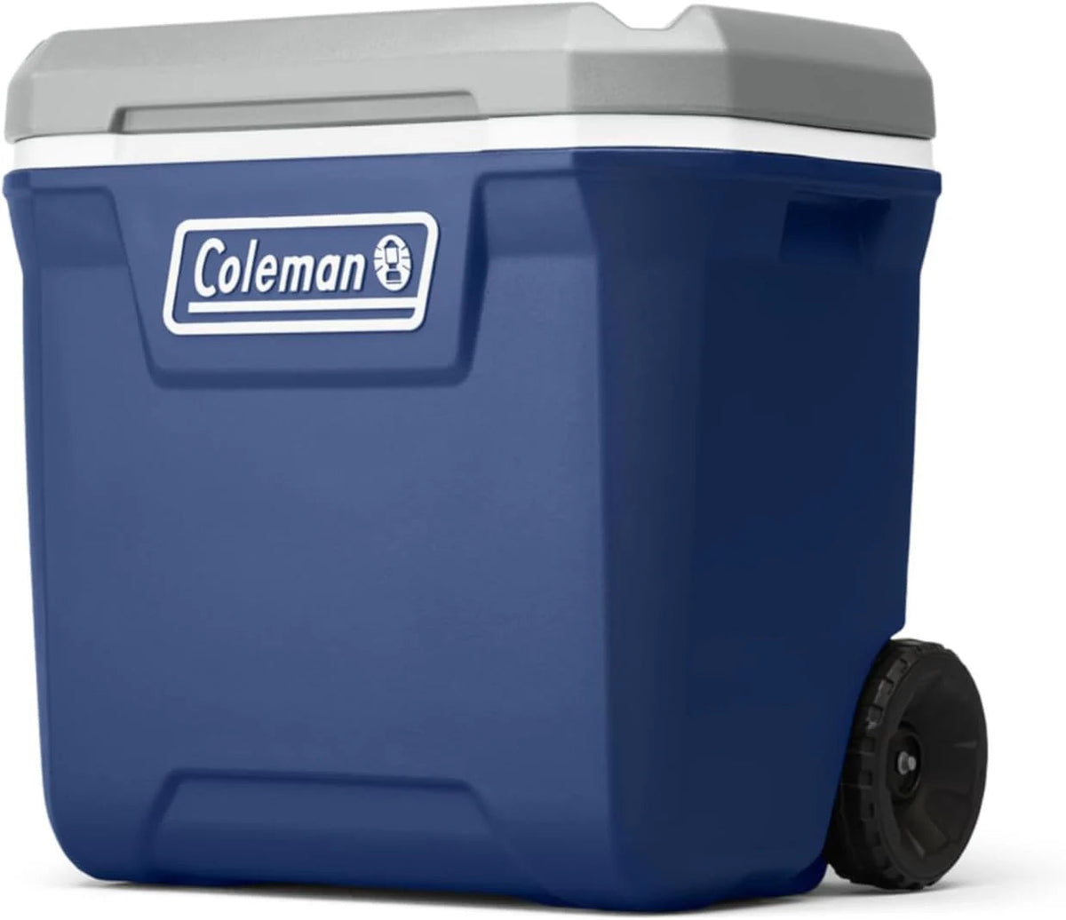 Coleman Classic Series Insulated Wheeled Cooler, 100-Quart, Rock Grey - Wheeled