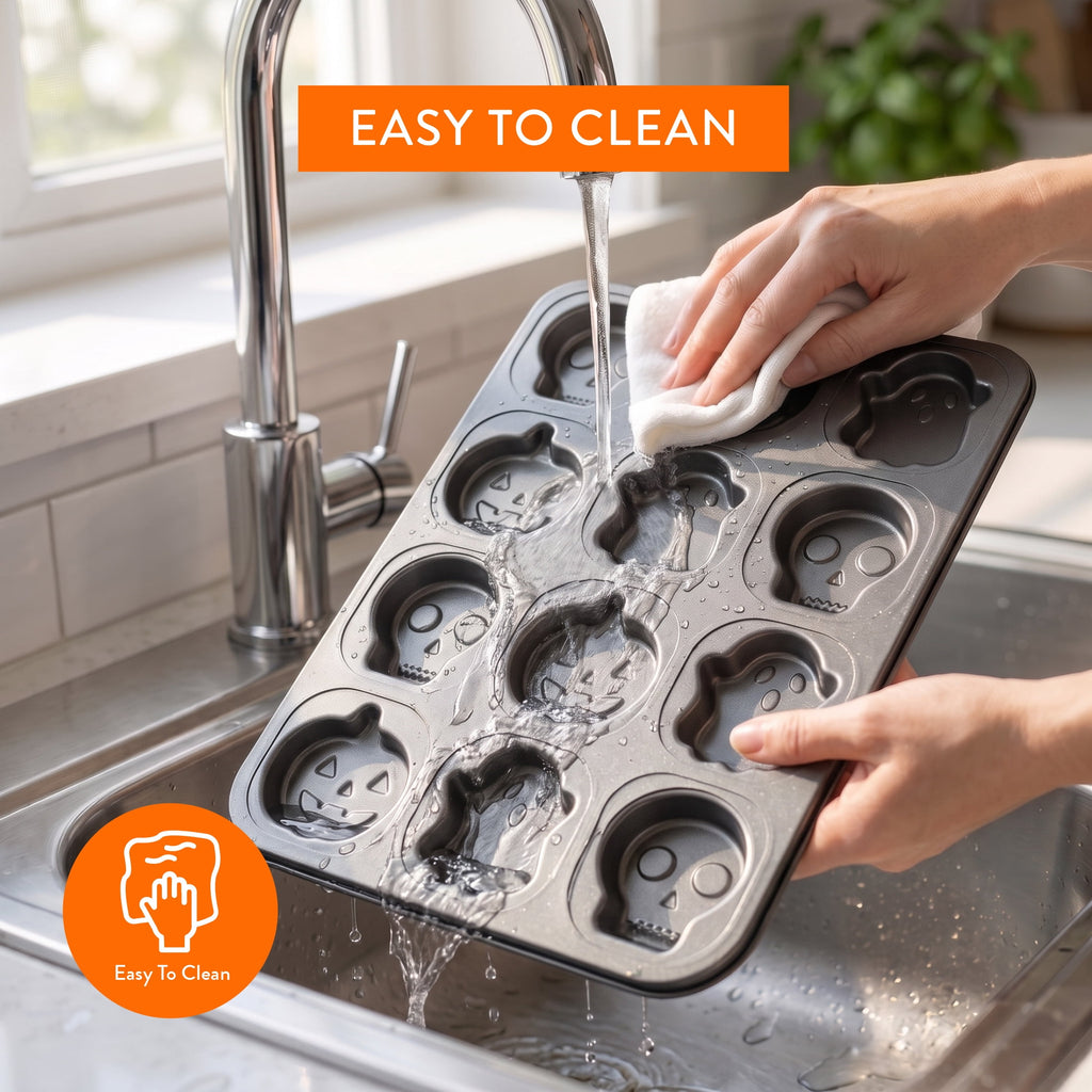 Way To Celebrate Halloween Cakelet Baking Mold 17" x 13" 12-Cavity