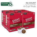 Eight O'Clock Colombian Peaks Medium Roast Coffee K-Cup Pods, 96 Count, 100% Arabica