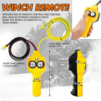 X-BULL 12V Electric Winch, 2500LBS/1134KGS Steel Cable, Wireless