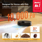 roborock Q7 M5 Robot Vacuum And Mop Combo, 10,000Pa Suction, Black - Q7 M5