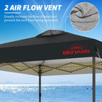 10x10 Pop-Up Canopy Tent With 3 Removable Sidewalls